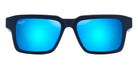 Maui Jim® Kahiko MJI MM635-036 53 - Matte Dark Blue/Blue Hawaii Sunglasses