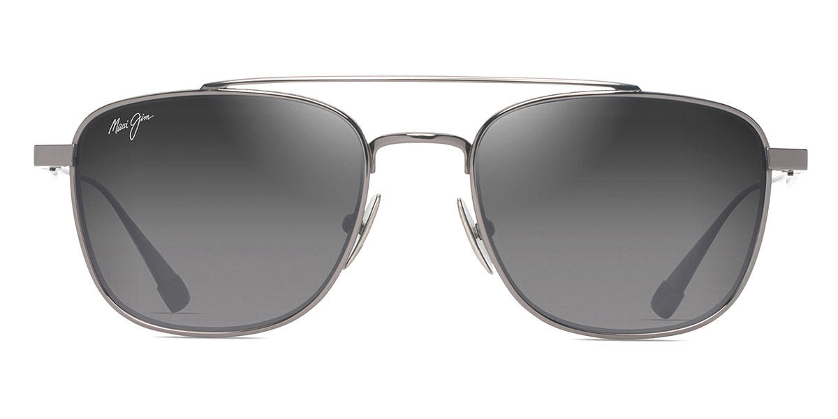 Maui Jim® Kahana MJI MM640-010 53 - Shiny Dark Ruthenium/Neutral Grey Sunglasses