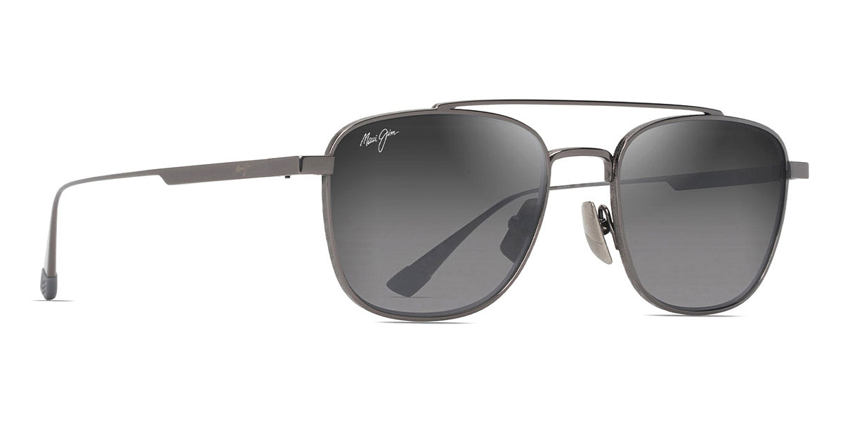 Maui Jim® Kahana MJI MM640-010 53 - Shiny Dark Ruthenium/Neutral Grey Sunglasses