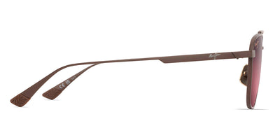Maui Jim® Kahana MJI MM640-017 53 - Matte Brown/Maui Rose Sunglasses