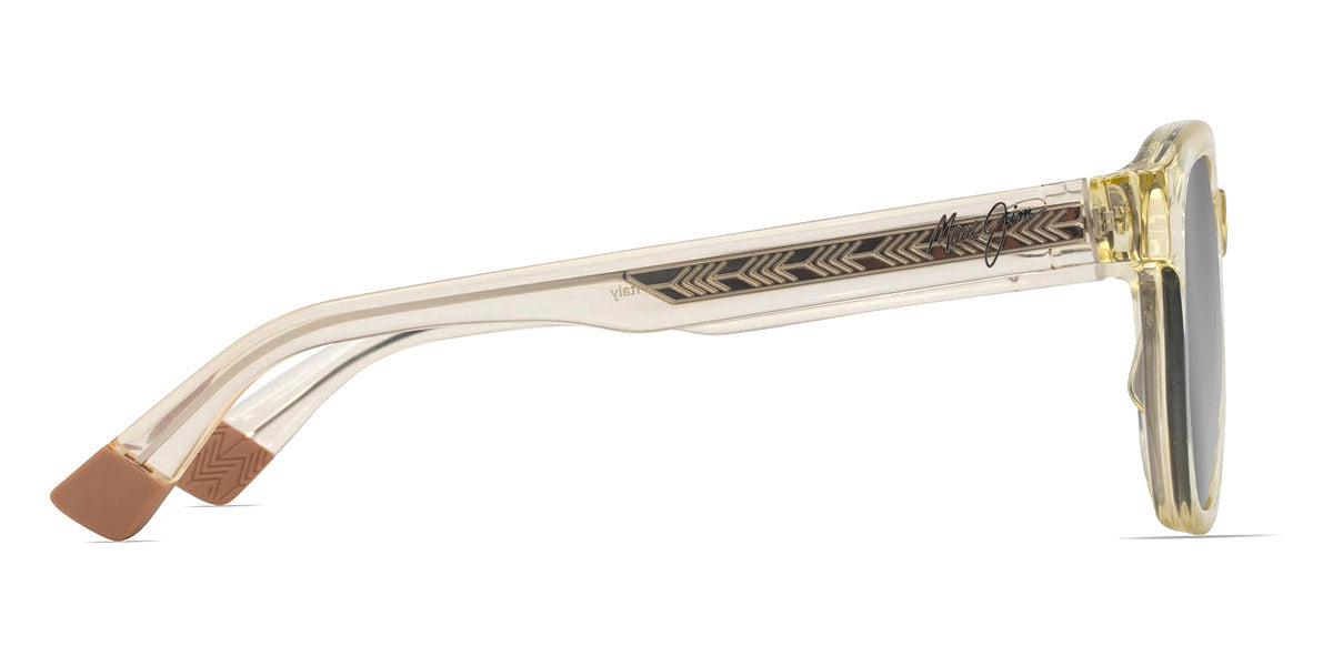 Maui Jim® Akahai Asian Fit MJI MM646-014 56 - Shiny Trans Yellow/Neutral Grey Sunglasses