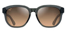 Maui Jim® Akahai Asian Fit MJI MM646-019 56 - Shiny Trans Dark Grey/HCL Bronze Sunglasses