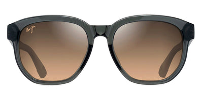 Maui Jim® Akahai Asian Fit MJI MM646-019 56 - Shiny Trans Dark Grey/HCL Bronze Sunglasses