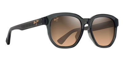 Maui Jim® Akahai Asian Fit MJI MM646-019 56 - Shiny Trans Dark Grey/HCL Bronze Sunglasses