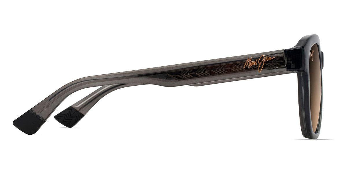 Maui Jim® Akahai Asian Fit MJI MM646-019 56 - Shiny Trans Dark Grey/HCL Bronze Sunglasses