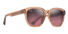 Maui Jim® Akahai Asian Fit MJI MM646-024 56 - Shiny Trans Light Brown/Maui Rose Sunglasses