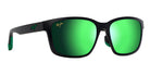 Maui Jim® Lehiwa Asian Fit MJI MM648-031 58 - Matte Black/Mauigreen Sunglasses