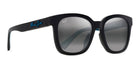Maui Jim® Honua Asian Fit MJI MM653-016 55 - Matte Black With Interior White Gradient Effect/Neutral Grey Sunglasses