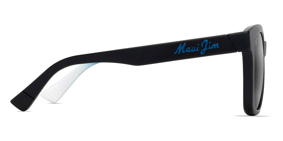 Maui Jim® Honua Asian Fit MJI MM653-016 55 - Matte Black With Interior White Gradient Effect/Neutral Grey Sunglasses