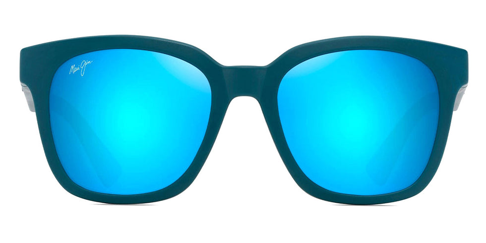 Maui Jim® Honua Asian Fit MJI MM653-031 55 - Matte Petrol Blue/Blue Hawaii Sunglasses
