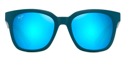 Maui Jim® Honua Asian Fit MJI MM653-031 55 - Matte Petrol Blue/Blue Hawaii Sunglasses