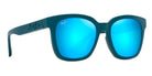 Maui Jim® Honua Asian Fit MJI MM653-031 55 - Matte Petrol Blue/Blue Hawaii Sunglasses