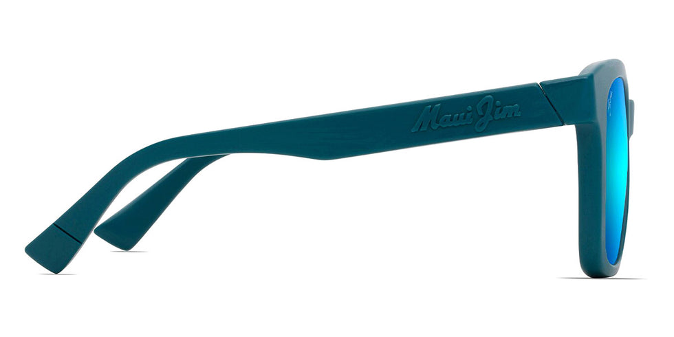 Maui Jim® Honua Asian Fit MJI MM653-031 55 - Matte Petrol Blue/Blue Hawaii Sunglasses