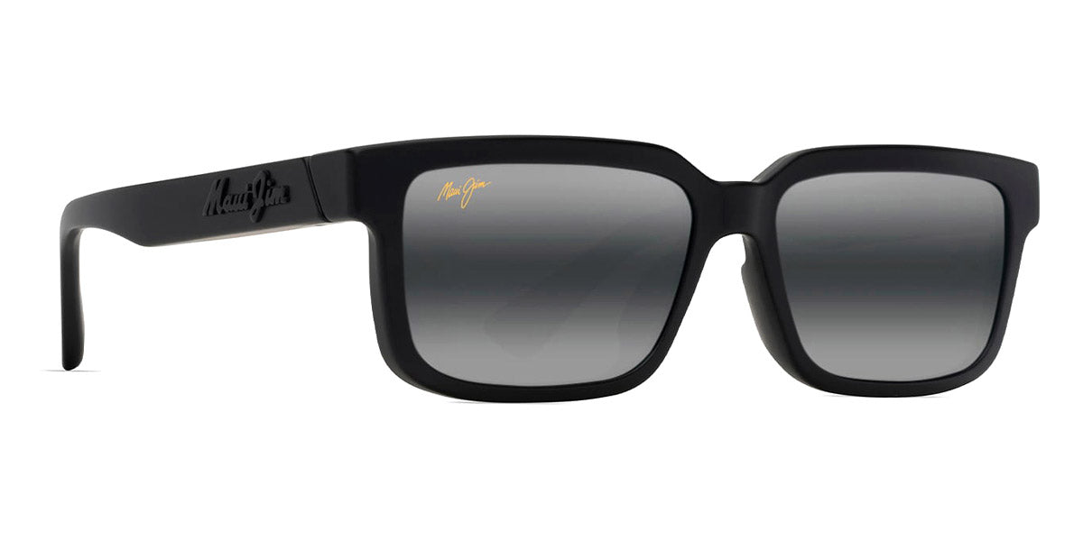 Maui Jim® Hiapo Asian Fit MJI MM655-013 56 - Matte Black/Neutral Grey Sunglasses