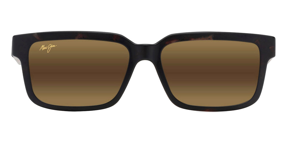Maui Jim® Hiapo Asian Fit MJI MM655-018 56 - Matte Dark Havana/HCL Bronze Sunglasses