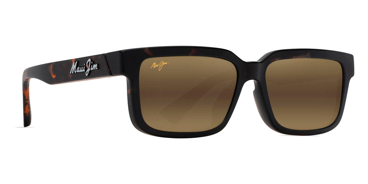 Maui Jim® Hiapo Asian Fit MJI MM655-018 56 - Matte Dark Havana/HCL Bronze Sunglasses