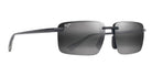 Maui Jim® Laulima Asian Fit MJI MM656-012 61 - Matte Black/Neutral Grey Sunglasses