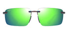 Maui Jim® Laulima Asian Fit MJI MM656-032 61 - Shiny Trans Brown/Mauigreen Sunglasses