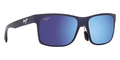 Maui Jim® Hoopili MJI MM683-031 58 - Metal Matte Blue/Blue Hawaii Sunglasses