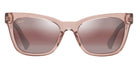Maui Jim® Hiwahiwa MJI R689-09 54 - Shiny Transparent Antique Pink/Maui Rose Sunglasses