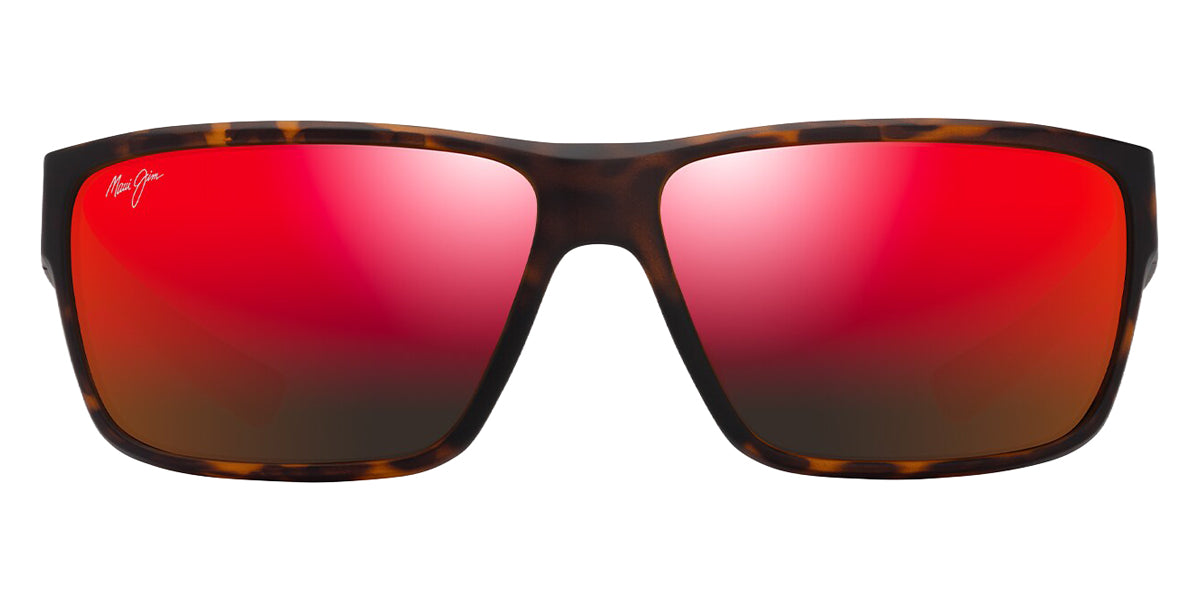 Maui Jim® Uila MJI RM661-10A 62 - Matte Dark Havana With Orange/Hawaii Lava Sunglasses