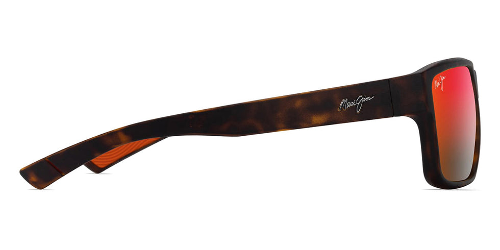 Maui Jim® Uila Asian Fit MJI RM662-10 62 - Matte Dark Havana/Hawaii Lava Sunglasses