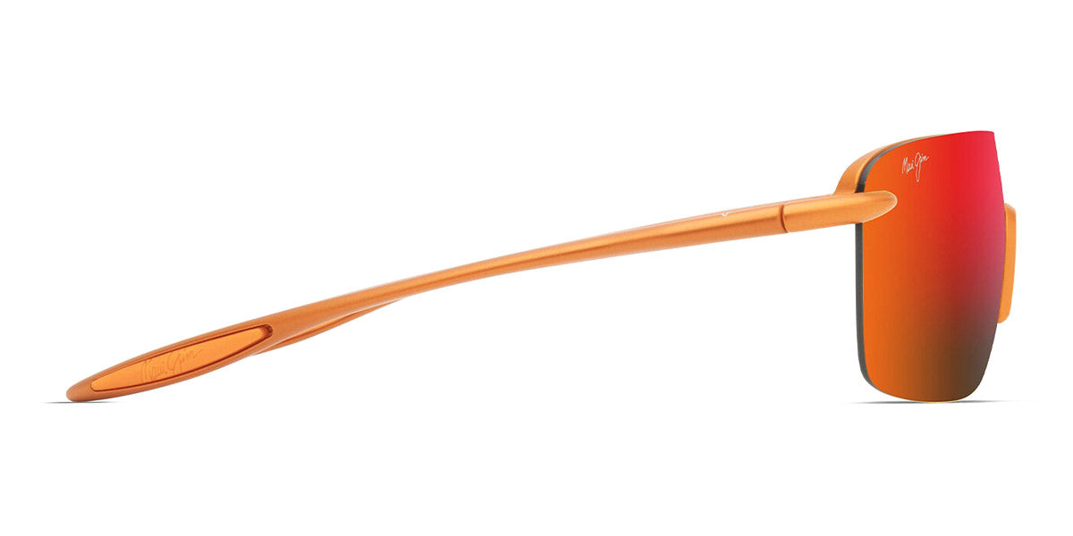 Maui Jim® Palulu MJI RM680-29 99 - Metal Matte Orange/Hawaii Lava Sunglasses
