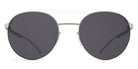 Mykita® ML01 MYK ML01 MH52 Signal White/Shiny Silver / Leica Black Solid 53 - MH52 Signal White/Shiny Silver / Leica Black Solid Sunglasses