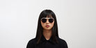 Mykita® ML01 MYK ML01 MH52 Signal White/Shiny Silver / Leica Black Solid 53 - MH52 Signal White/Shiny Silver / Leica Black Solid Sunglasses
