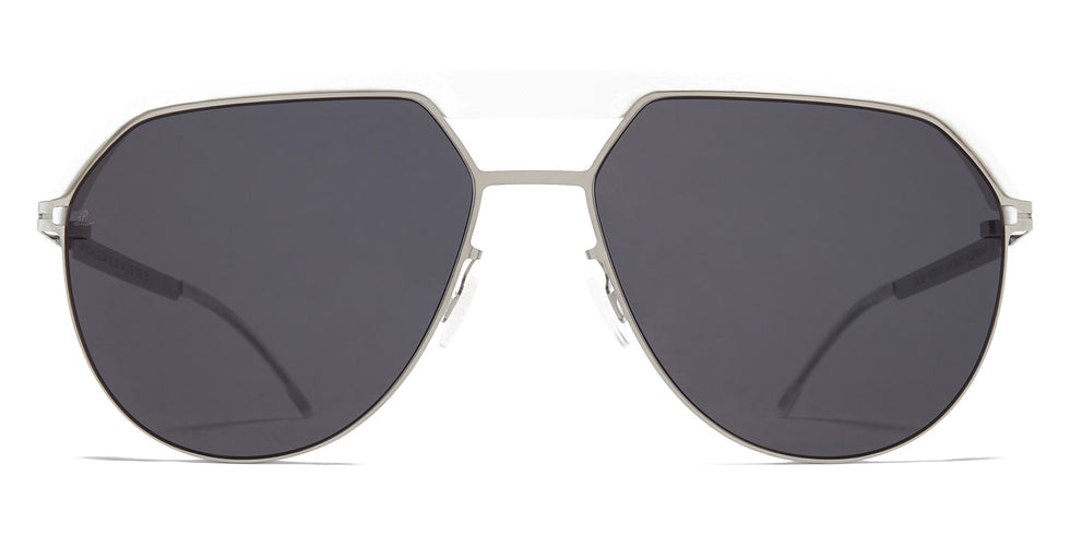 Mykita® ML02 MYK ML02 MH52 Signal White/Shiny Silver / Leica Black Solid 57 - MH52 Signal White/Shiny Silver / Leica Black Solid Sunglasses