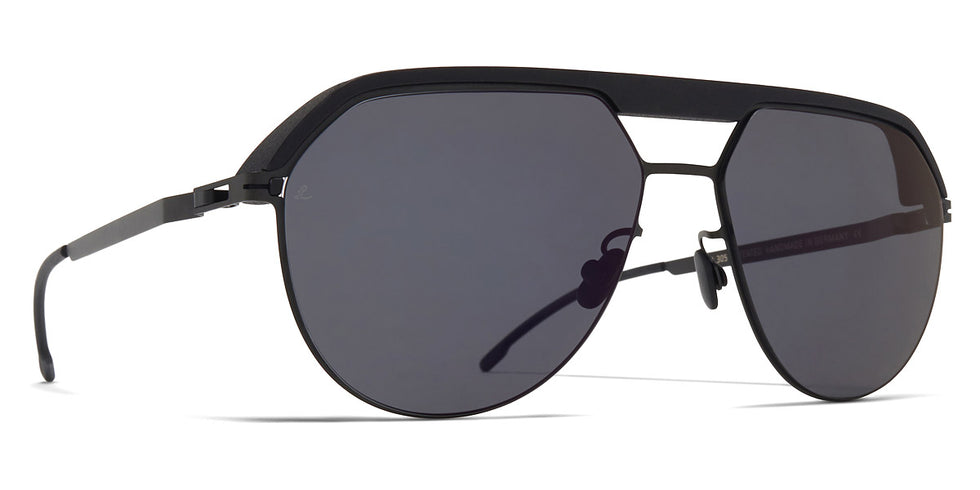 Mykita® ML02 MYK ML02 MH6 Pitch Black/Black / Leica Black Polarized 57 - MH6 Pitch Black/Black / Leica Black Polarized Sunglasses