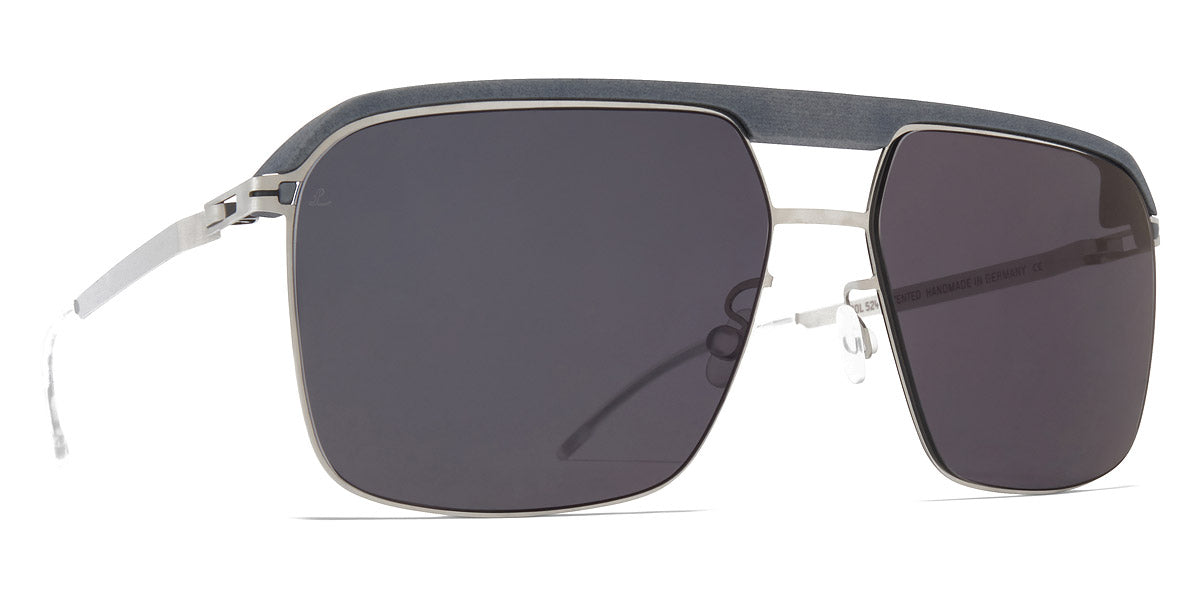 Mykita® ML03 MYK ML03 MH53 Mouse Grey/Shiny Silver / Leica Black Solid 60 - MH53 Mouse Grey/Shiny Silver / Leica Black Solid Sunglasses