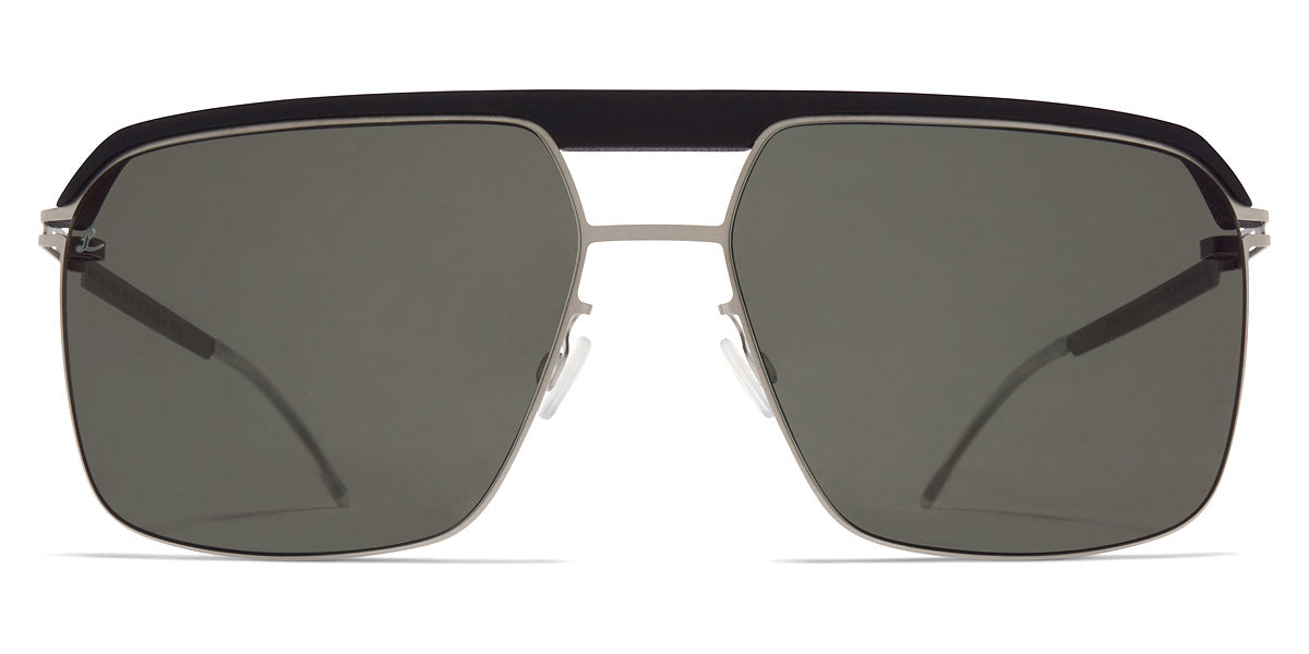Mykita® ML03 MYK ML03 MH49 Pitch Black/Matte Silver / Leica G15 Solid 60 - MH49 Pitch Black/Matte Silver / Leica G15 Solid Sunglasses