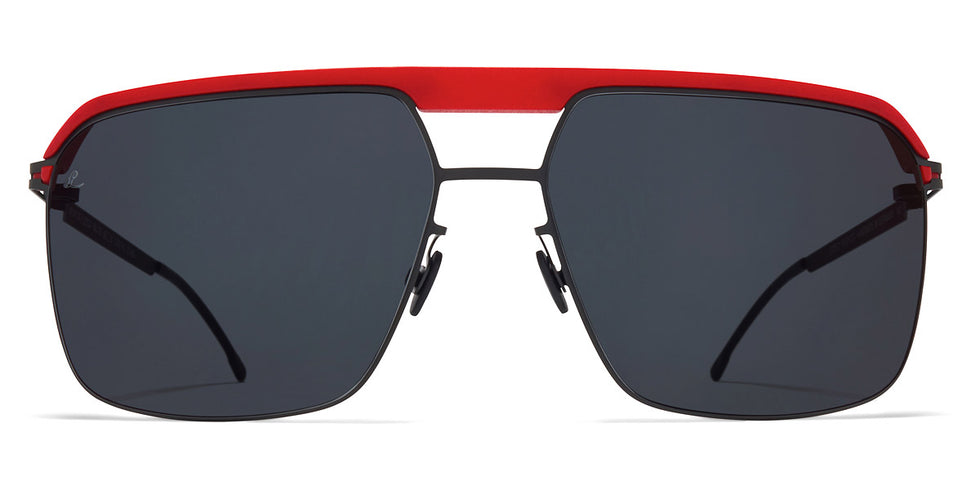 Mykita® ML03 MYK ML03 MH55 Leica Red/Black / Leica Black Solid 60 - MH55 Leica Red/Black / Leica Black Solid Sunglasses