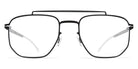 Mykita® ML08 MYK ML08 Black/Leica Silver 52 - Black/Leica Silver Eyeglasses