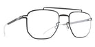 Mykita® ML08 MYK ML08 Black/Leica Silver 52 - Black/Leica Silver Eyeglasses