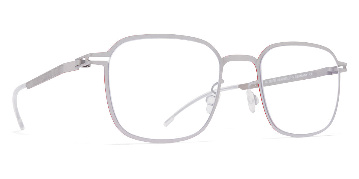 Mykita® ML10 MYK ML10 Leica Silver/Leica Red Edges 50 - Leica Silver/Leica Red Edges Eyeglasses