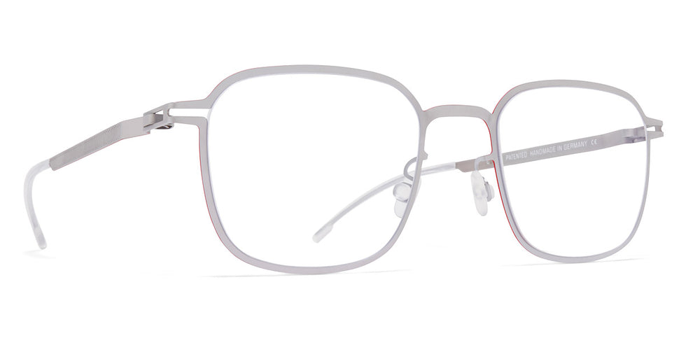 Mykita® ML10 MYK ML10 Leica Silver/Leica Red Edges 50 - Leica Silver/Leica Red Edges Eyeglasses