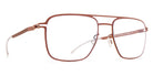 Mykita® ML11 MYK ML11 Shiny Copper/Leica Yellow Edge 54 - Shiny Copper/Leica Yellow Edge Eyeglasses