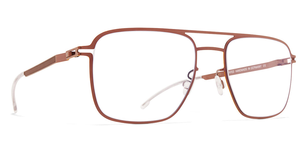 Mykita® ML11 MYK ML11 Shiny Copper/Leica Yellow Edge 54 - Shiny Copper/Leica Yellow Edge Eyeglasses