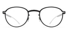 Mykita® ML12 MYK ML12 Black/Leica Silver 45 - Black/Leica Silver Eyeglasses