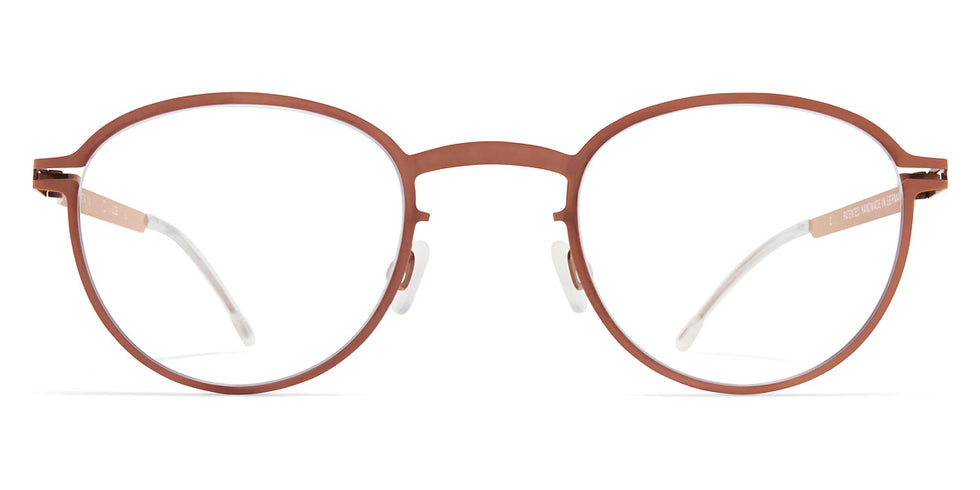 Mykita® ML12 MYK ML12 Shiny Copper/Leica Yellow 45 - Shiny Copper/Leica Yellow Eyeglasses