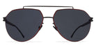 Mykita® ML13 MYK ML13 Black / Leica Black Polarized+Red Edge 60 - Black / Leica Black Polarized+Red Edge Sunglasses