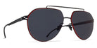 Mykita® ML13 MYK ML13 Black / Leica Black Polarized+Red Edge 60 - Black / Leica Black Polarized+Red Edge Sunglasses