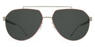Mykita® ML13 MYK ML13 Matte Silver / Leica G15 Solid + Red Edges 60 - Matte Silver / Leica G15 Solid + Red Edges Sunglasses