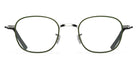 Blackfin® MOJAVE BLF MOJAVE 1573 46 - Shiny Silver/Army Dark Green Rims Eyeglasses