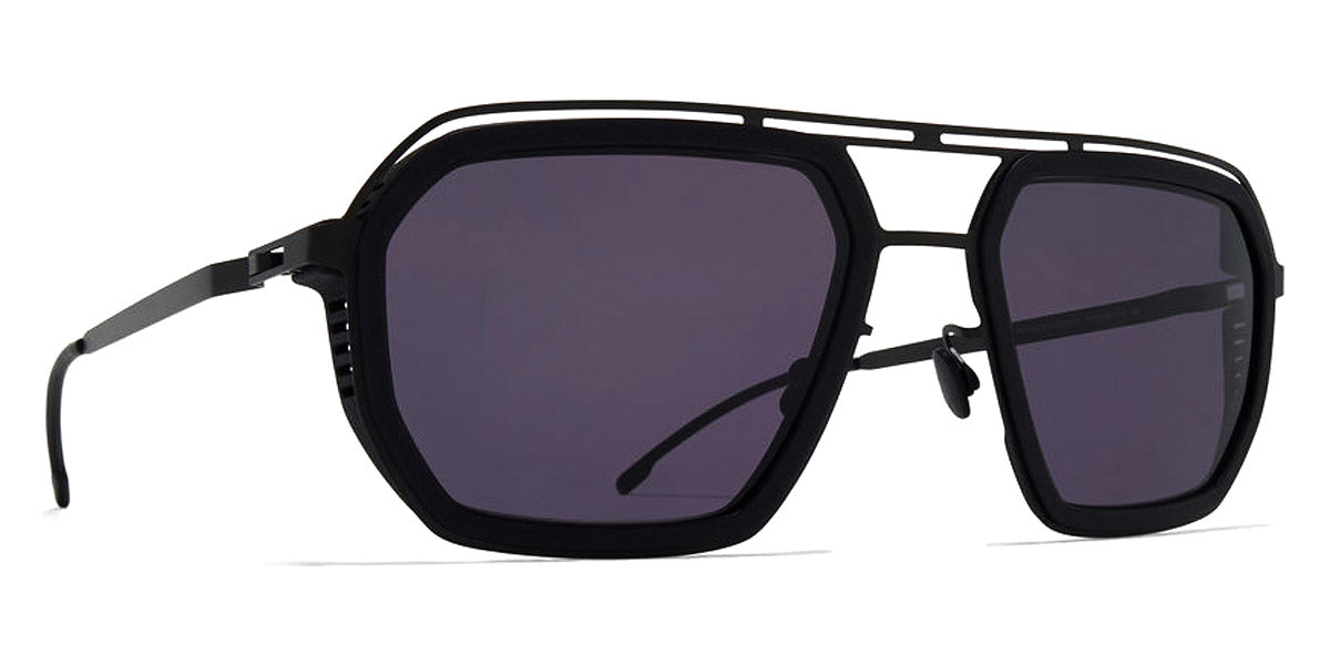 Mykita® MOJAVE MYK MOJAVE Pitch Black/Black 57 - MYK MOJAVE Pitch Black/Black Sunglasses