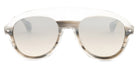 Blake Kuwahara® MOORE SUN BLK MOORE SUN GREY HORN 54 - GREY HORN Sunglasses