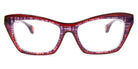 Blake Kuwahara® MORGAN BLK MORGAN VIOLET WEAVE 54 - VIOLET WEAVE Eyeglasses