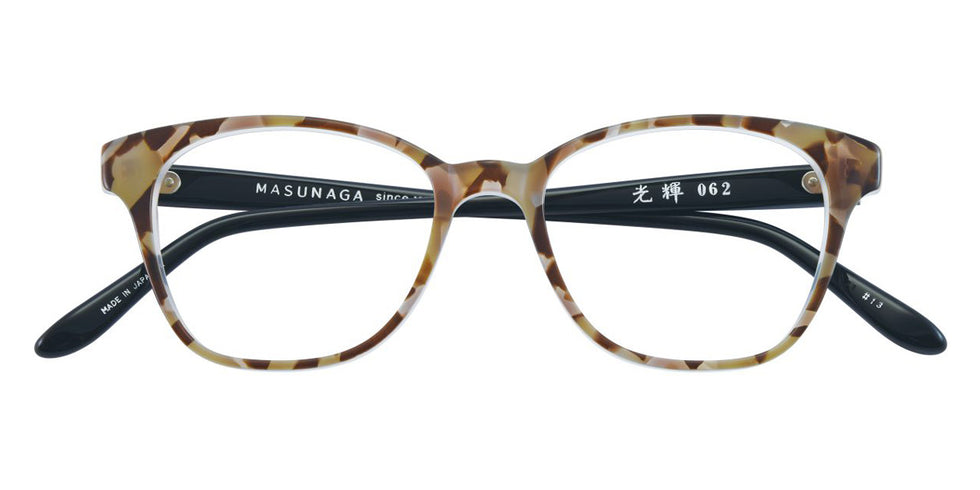 Masunaga® 062 Eyeglasses - 13 DBR TORTOISE